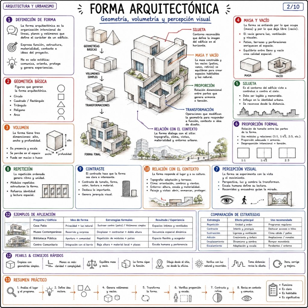 2/10 Forma Arquitectónica: Geometría, volumetría y percepción visual